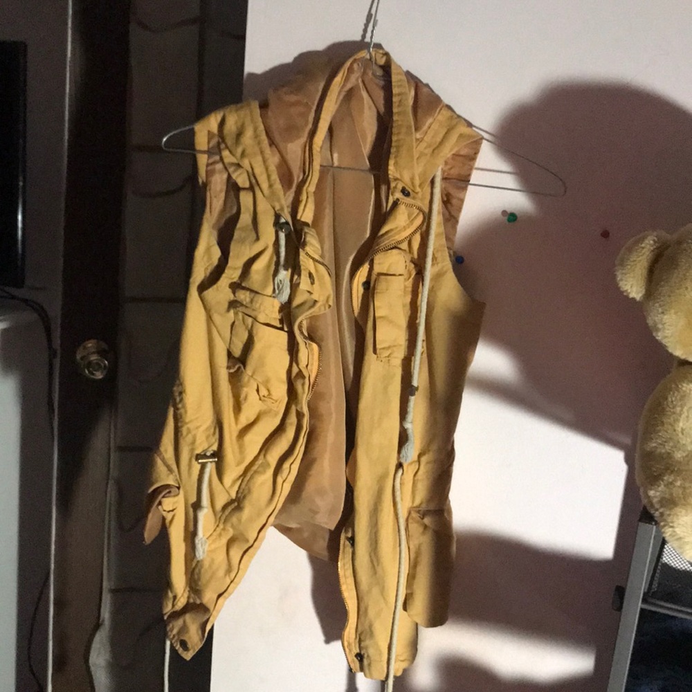Yellow utility vest